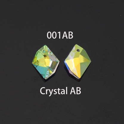 1pcs Geometry Crystal Pendant Crystal AB Rhinestones for DIY Craft Jewelry Making Supply