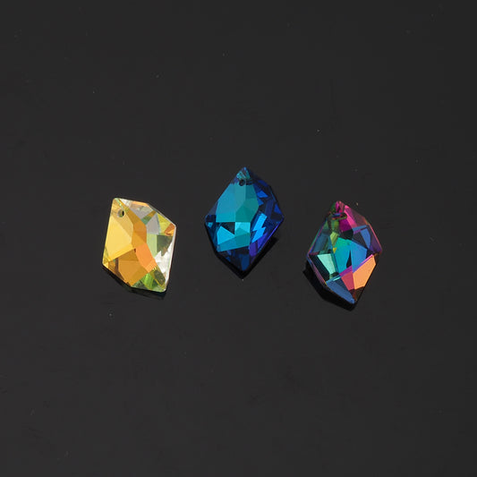 1pcs Geometry Crystal Pendant Crystal AB Rhinestones for DIY Craft Jewelry Making Supply