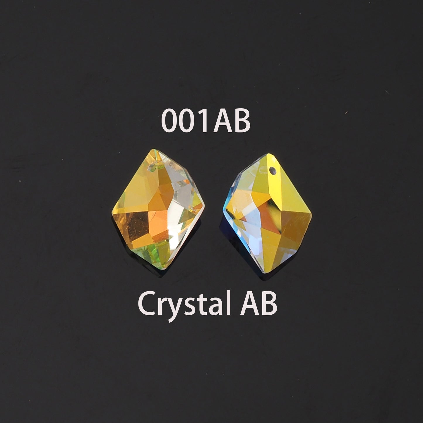 1pcs Geometry Crystal Pendant Crystal AB Rhinestones for DIY Craft Jewelry Making Supply