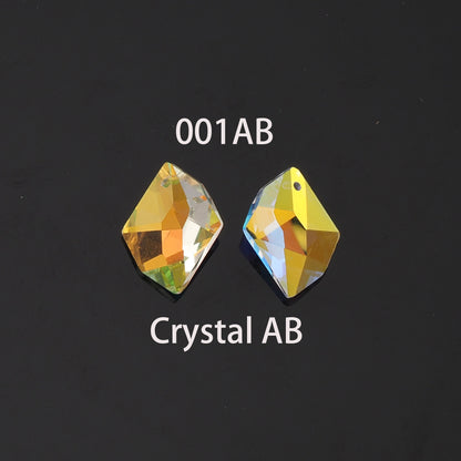 1pcs Geometry Crystal Pendant Crystal AB Rhinestones for DIY Craft Jewelry Making Supply