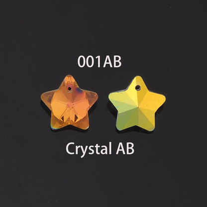 1pcs Star Crystal Pendant Crystal AB Rhinestones for DIY Craft Jewelry Making Supply