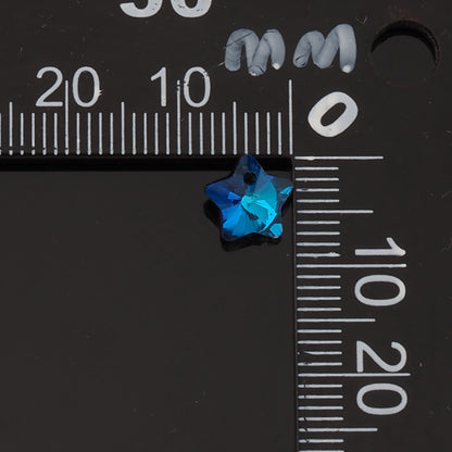 5pcs Star Crystal Pendant Crystal AB Rhinestones for DIY Craft Jewelry Making Supply