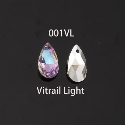 1pcs Teardrop Crystal Pendant Crystal AB Rhinestones for DIY Craft Jewelry Making Supply