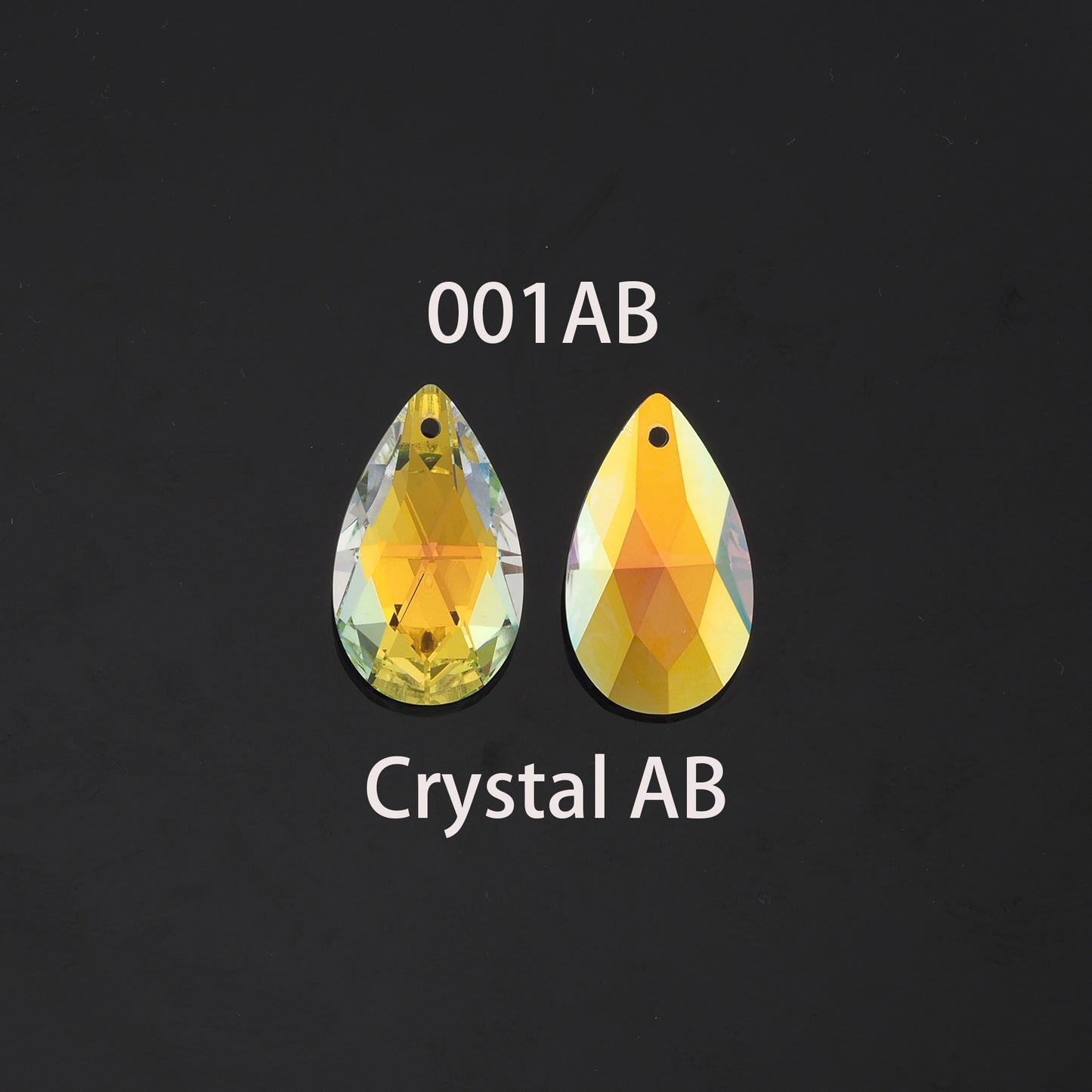 1pcs Teardrop Crystal Pendant Crystal AB Rhinestones for DIY Craft Jewelry Making Supply