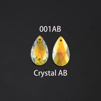 1pcs Teardrop Crystal Pendant Crystal AB Rhinestones for DIY Craft Jewelry Making Supply
