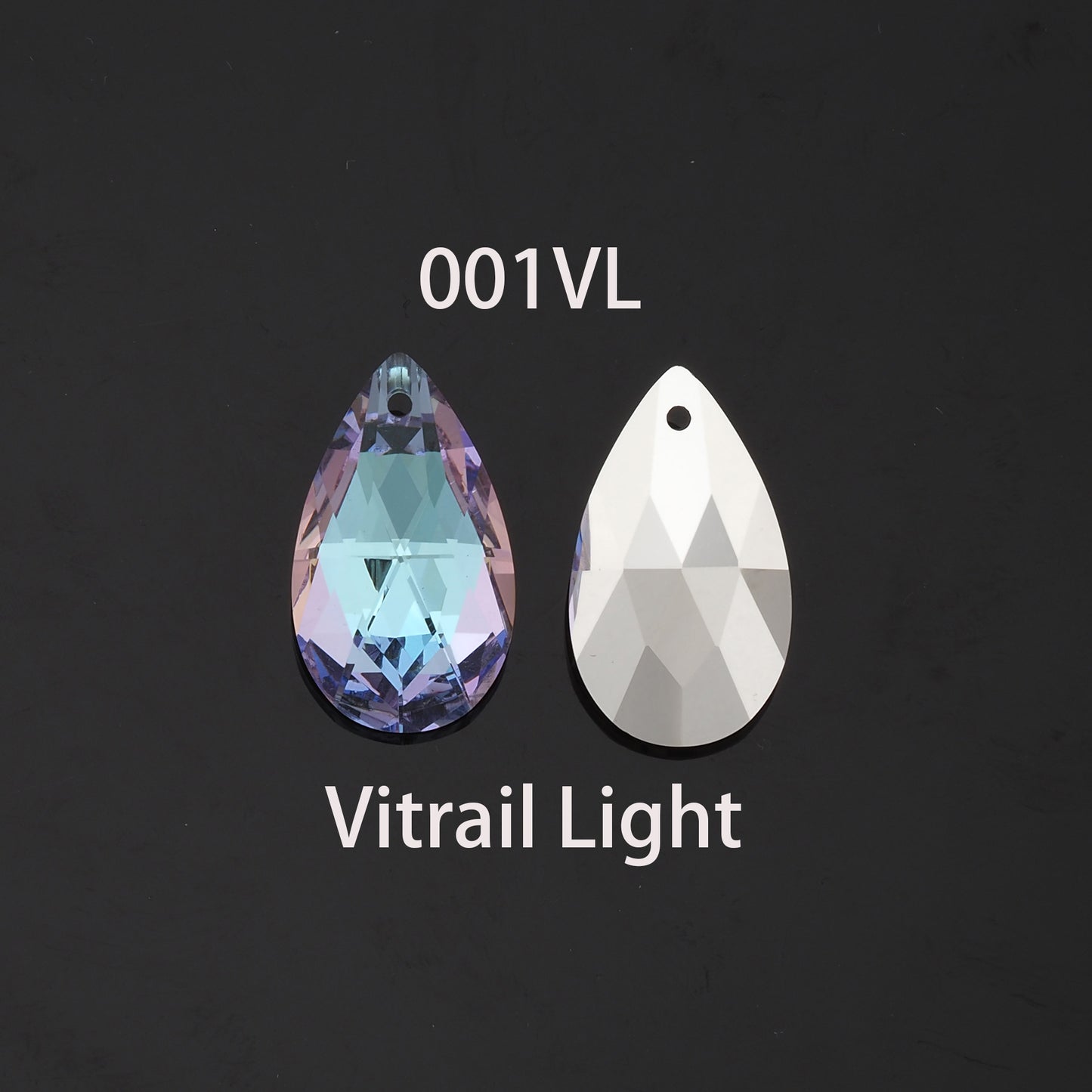 1pcs Teardrop Crystal Pendant Crystal AB Rhinestones for DIY Craft Jewelry Making Supply