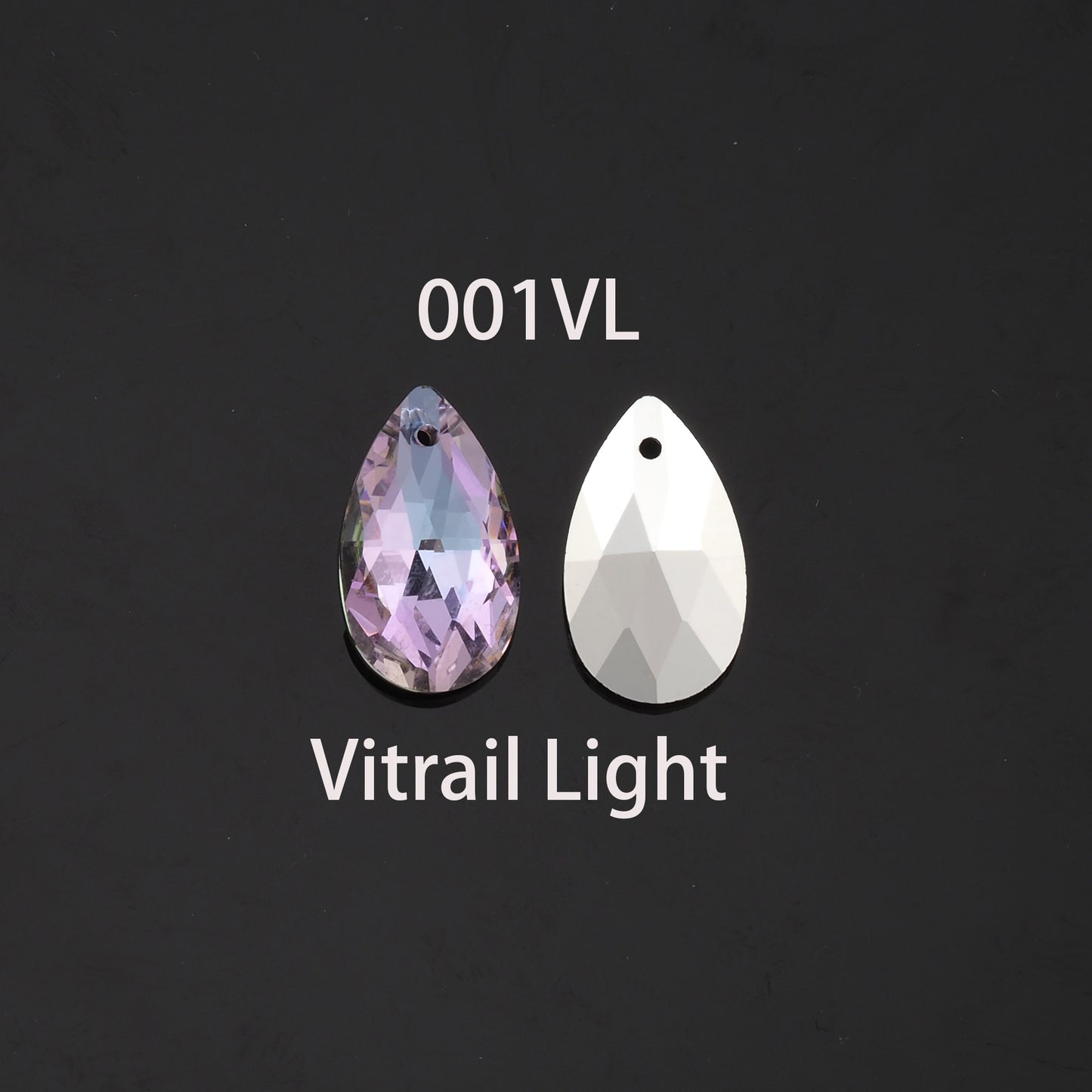 1pcs Teardrop Crystal Pendant Crystal AB Rhinestones for DIY Craft Jewelry Making Supply