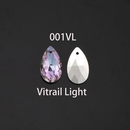 1pcs Teardrop Crystal Pendant Crystal AB Rhinestones for DIY Craft Jewelry Making Supply