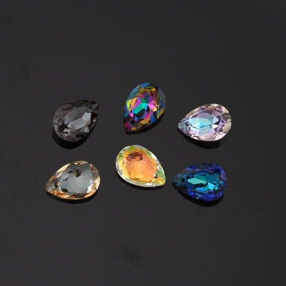 1pcs Teardrop Crystal Pendant Crystal AB Rhinestones for DIY Craft Jewelry Making Supply