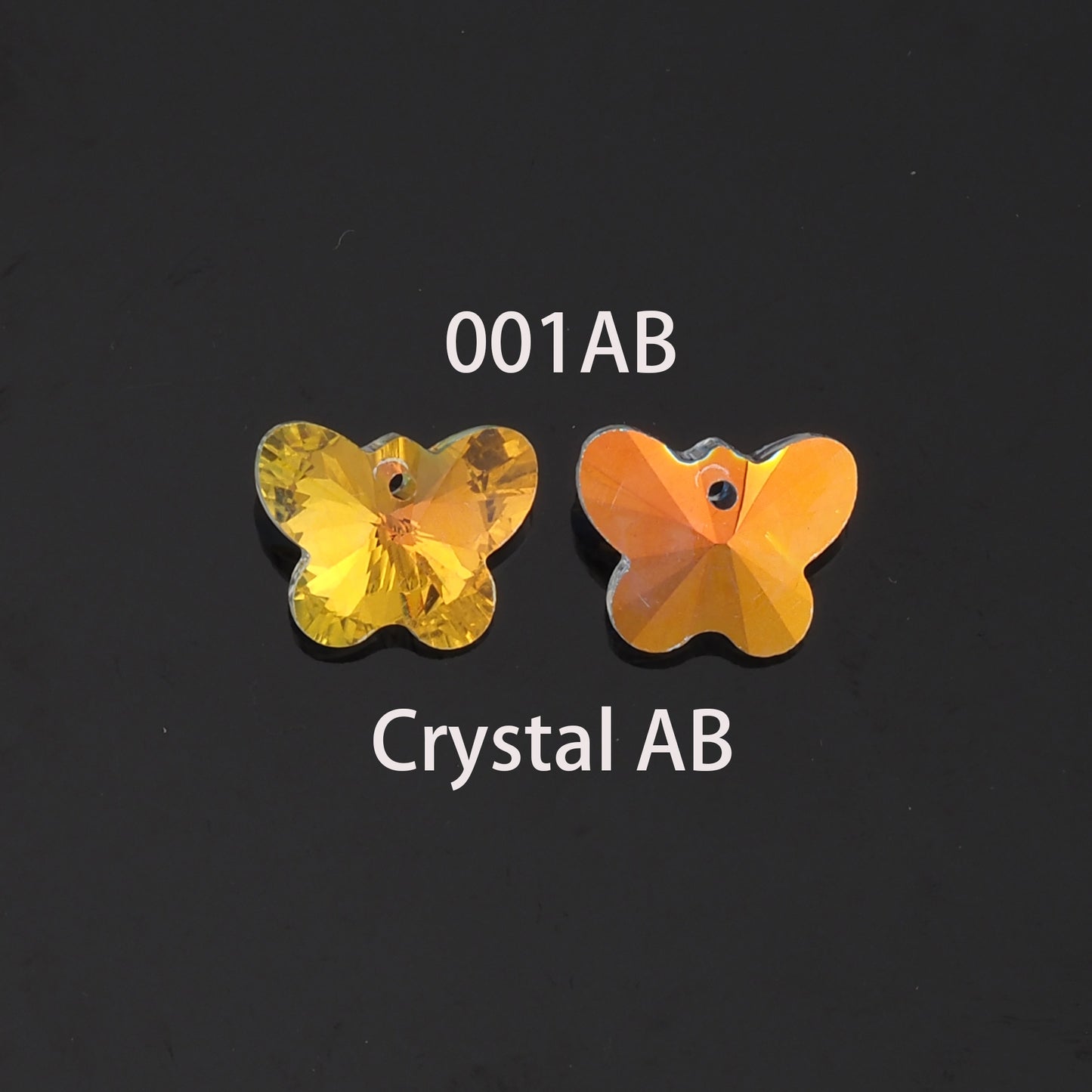 1pcs Butterfly Crystal Pendant Crystal AB Rhinestones for DIY Craft Jewelry Making Supply