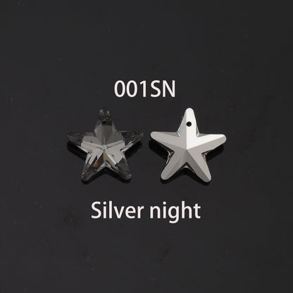 1pcs Star Crystal Pendant Crystal AB Rhinestones for DIY Craft Jewelry Making Supply