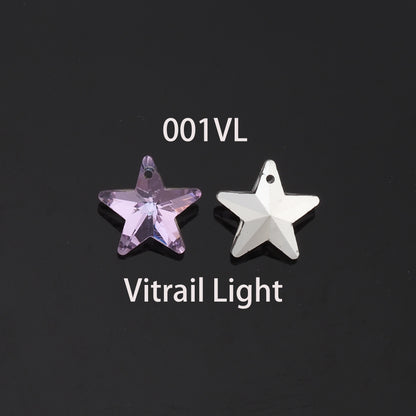 1pcs Star Crystal Pendant Crystal AB Rhinestones for DIY Craft Jewelry Making Supply
