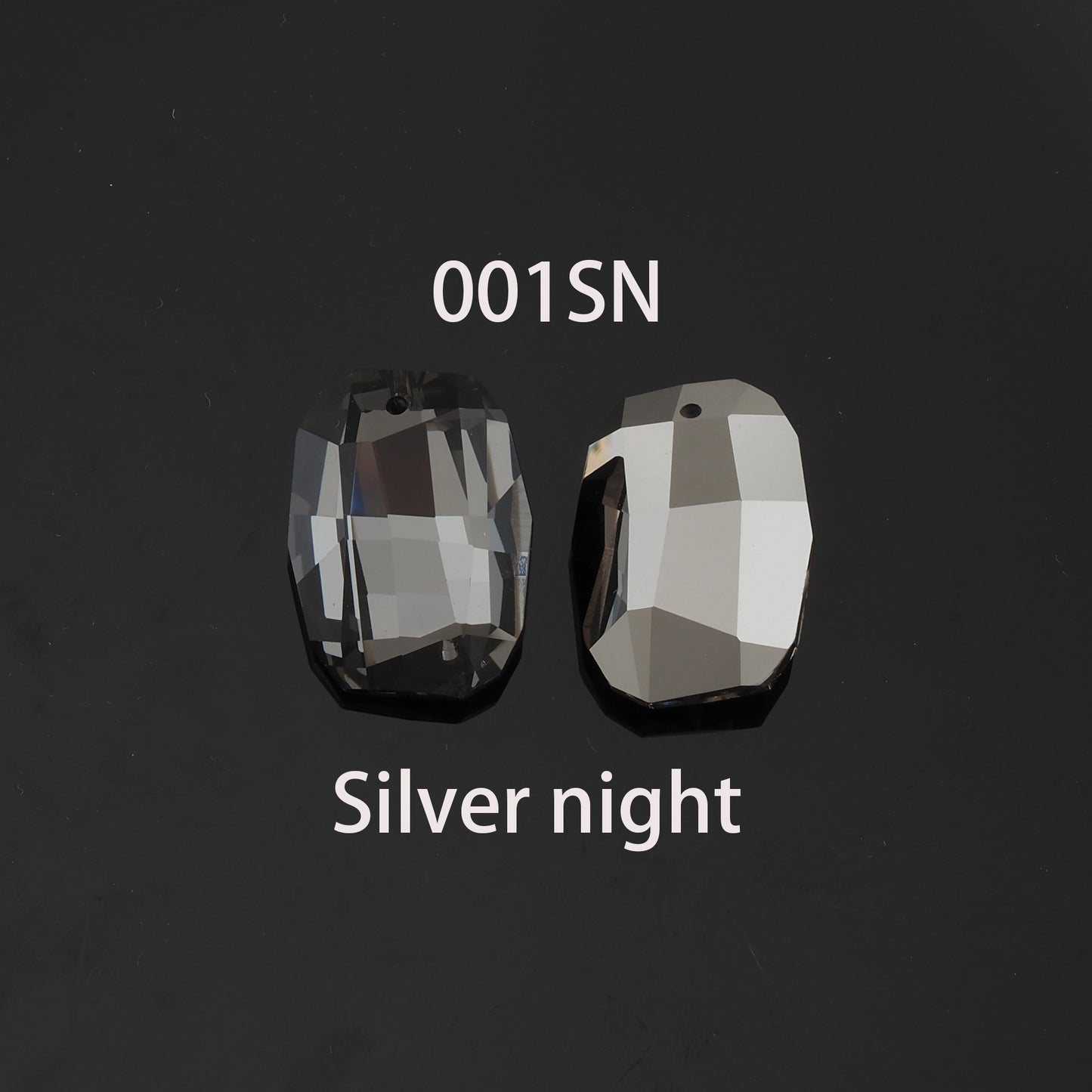 1pcs Oval Crystal Pendant Crystal AB Rhinestones for DIY Craft Jewelry Making Supply