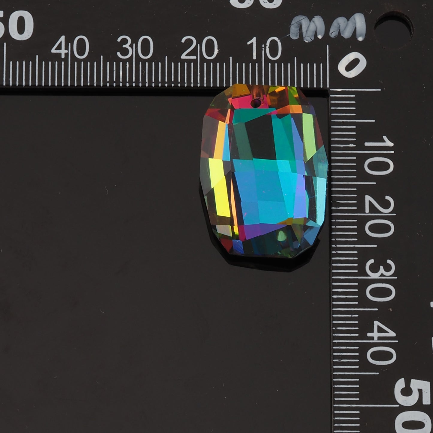 1pcs Oval Crystal Pendant Crystal AB Rhinestones for DIY Craft Jewelry Making Supply
