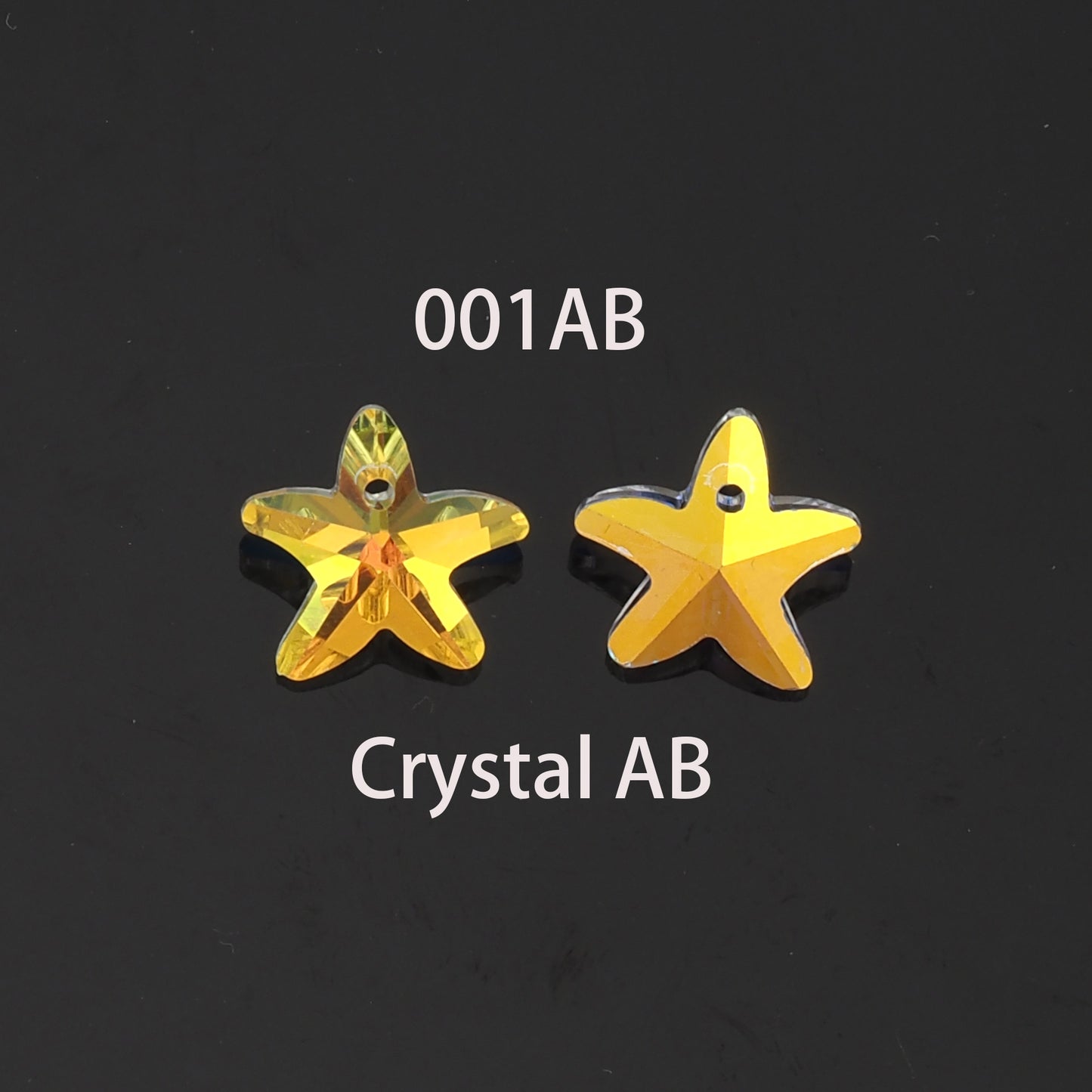 1pcs Starfish Crystal Pendant Crystal AB Rhinestones for DIY Craft Jewelry Making Supply