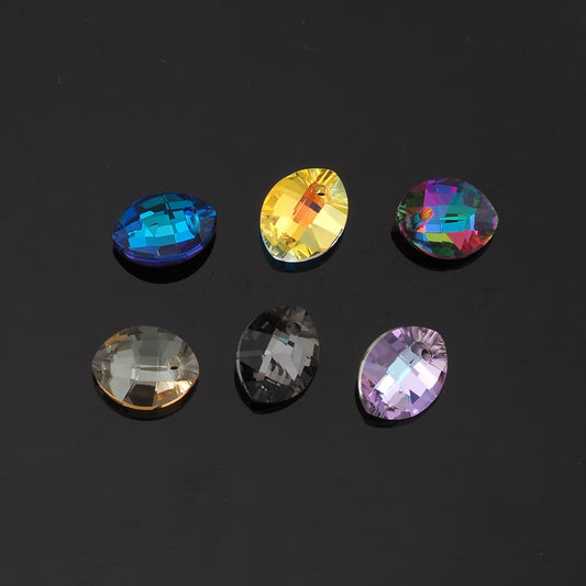 1pcs Horse Eye Crystal Pendant Crystal AB Rhinestones for DIY Craft Jewelry Making Supply