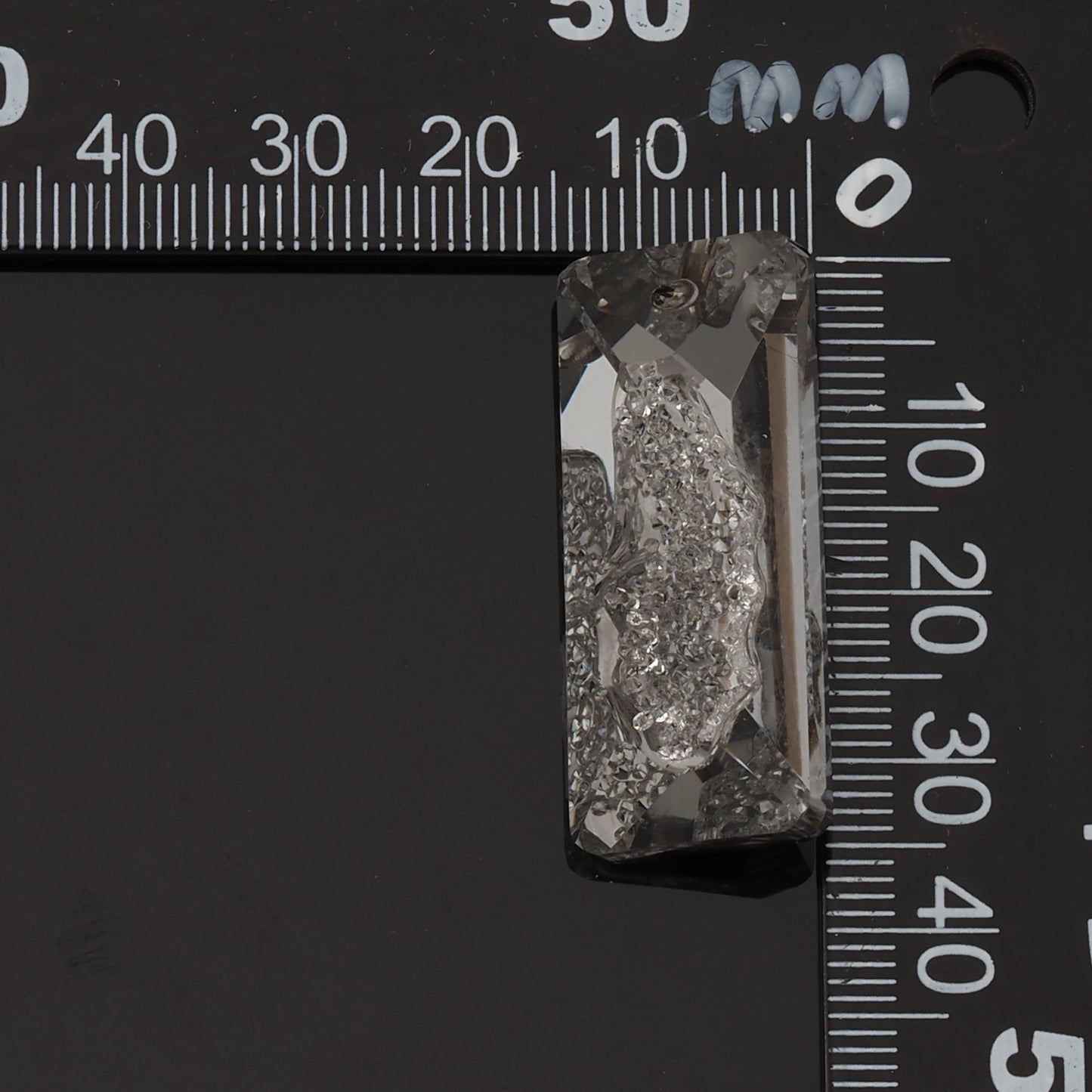 1pcs Rectangle Crystal Pendant Crystal AB Rhinestones for DIY Craft Jewelry Making Supply