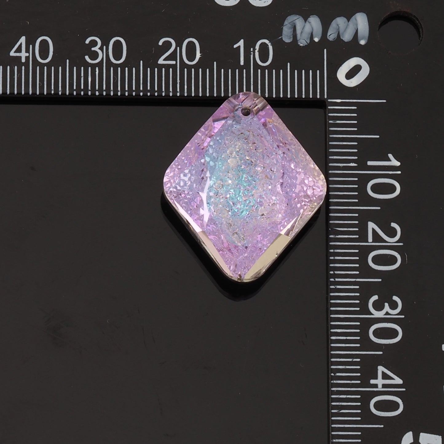 1pcs Rhombus Crystal Pendant Crystal AB Rhinestones for DIY Craft Jewelry Making Supply