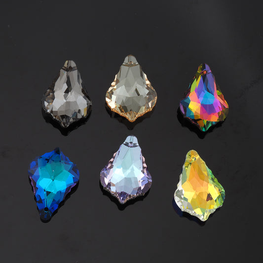 1pcs Maple Leaf Crystal Pendant Crystal AB Rhinestones for DIY Craft Jewelry Making Supply
