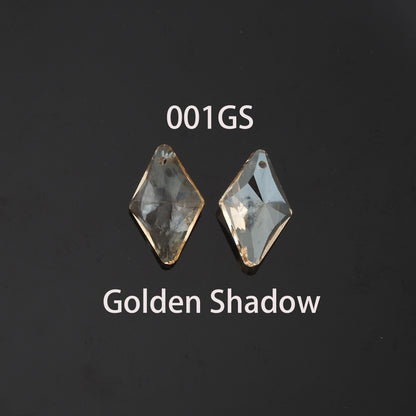 1pcs Rhombus Crystal Pendant Crystal AB Rhinestones for DIY Craft Jewelry Making Supply