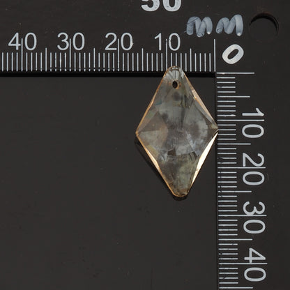 1pcs Rhombus Crystal Pendant Crystal AB Rhinestones for DIY Craft Jewelry Making Supply