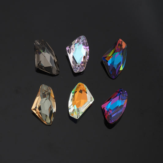 1pcs Geometry Crystal Pendant Crystal AB Rhinestones for DIY Craft Jewelry Making Supply