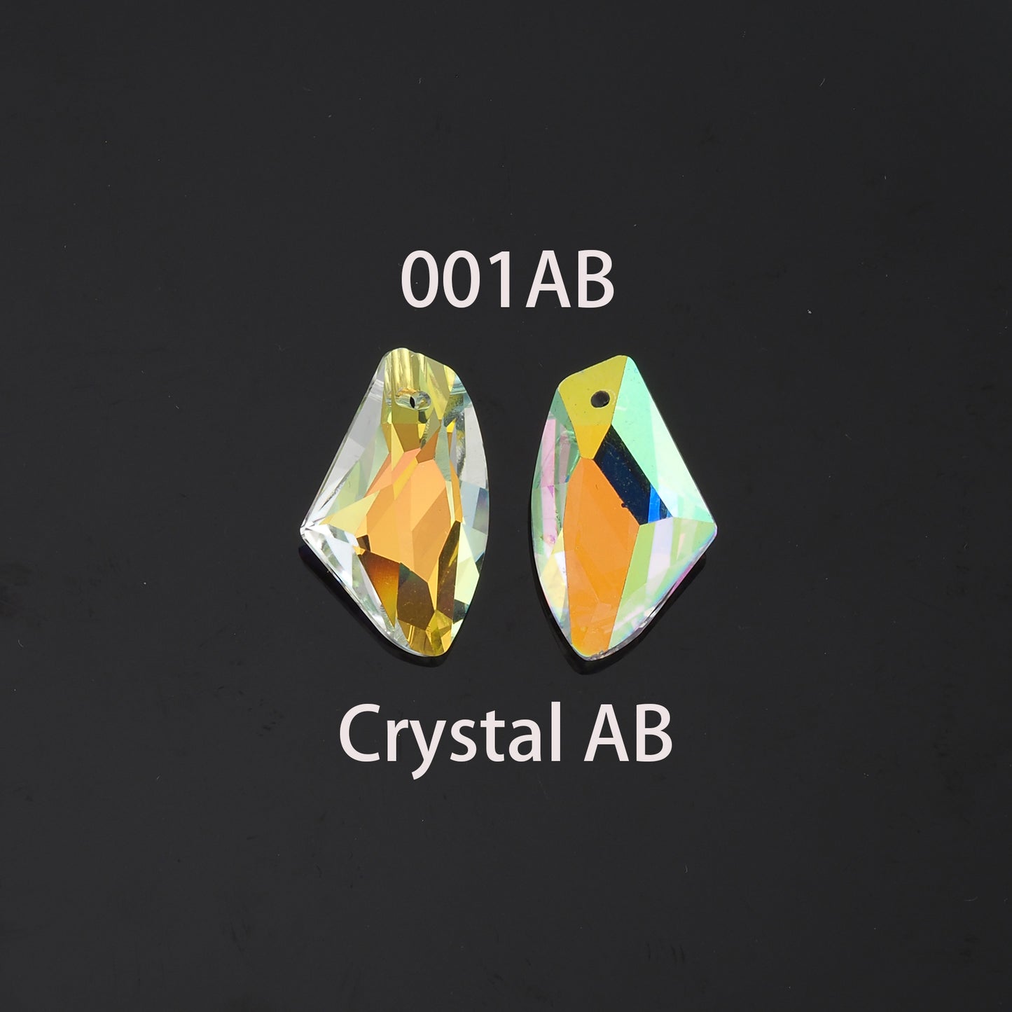 1pcs Geometry Crystal Pendant Crystal AB Rhinestones for DIY Craft Jewelry Making Supply
