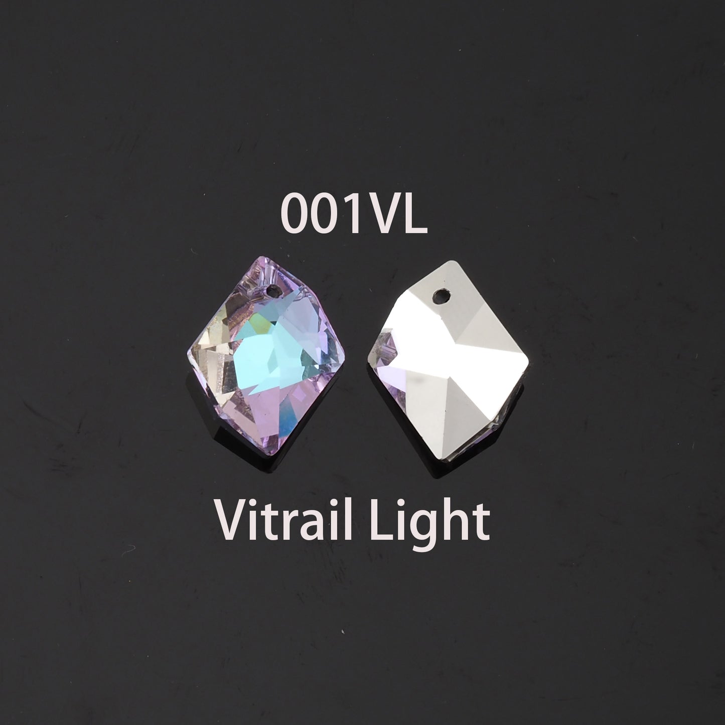 1pcs Geometry Crystal Pendant Crystal AB Rhinestones for DIY Craft Jewelry Making Supply