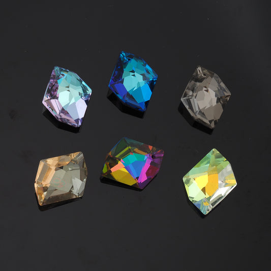 1pcs Geometry Crystal Pendant Crystal AB Rhinestones for DIY Craft Jewelry Making Supply