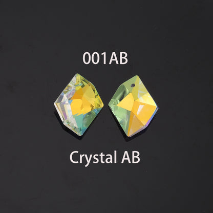 1pcs Geometry Crystal Pendant Crystal AB Rhinestones for DIY Craft Jewelry Making Supply