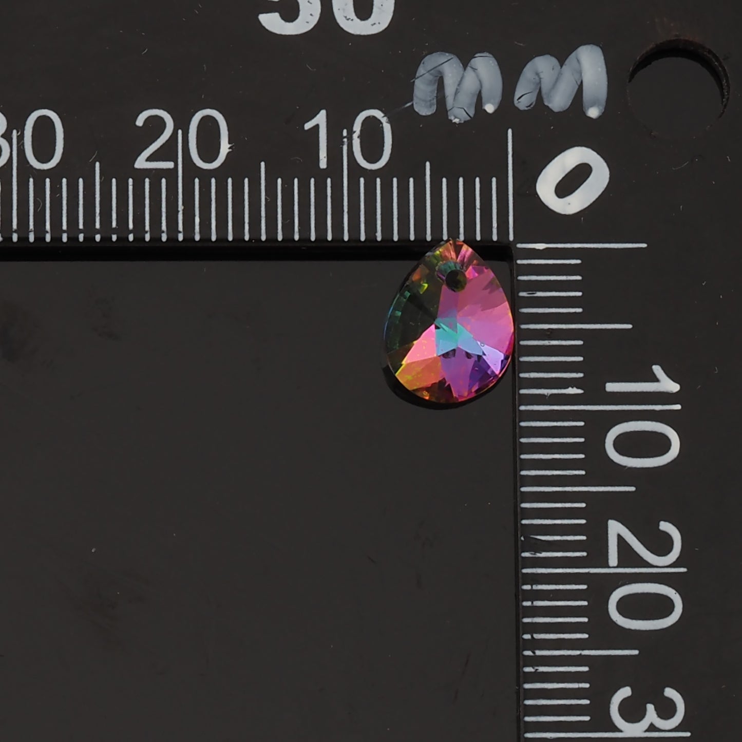5pcs Teardrop Crystal Pendant Crystal AB Rhinestones for DIY Craft Jewelry Making Supply