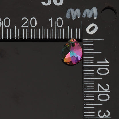5pcs Teardrop Crystal Pendant Crystal AB Rhinestones for DIY Craft Jewelry Making Supply
