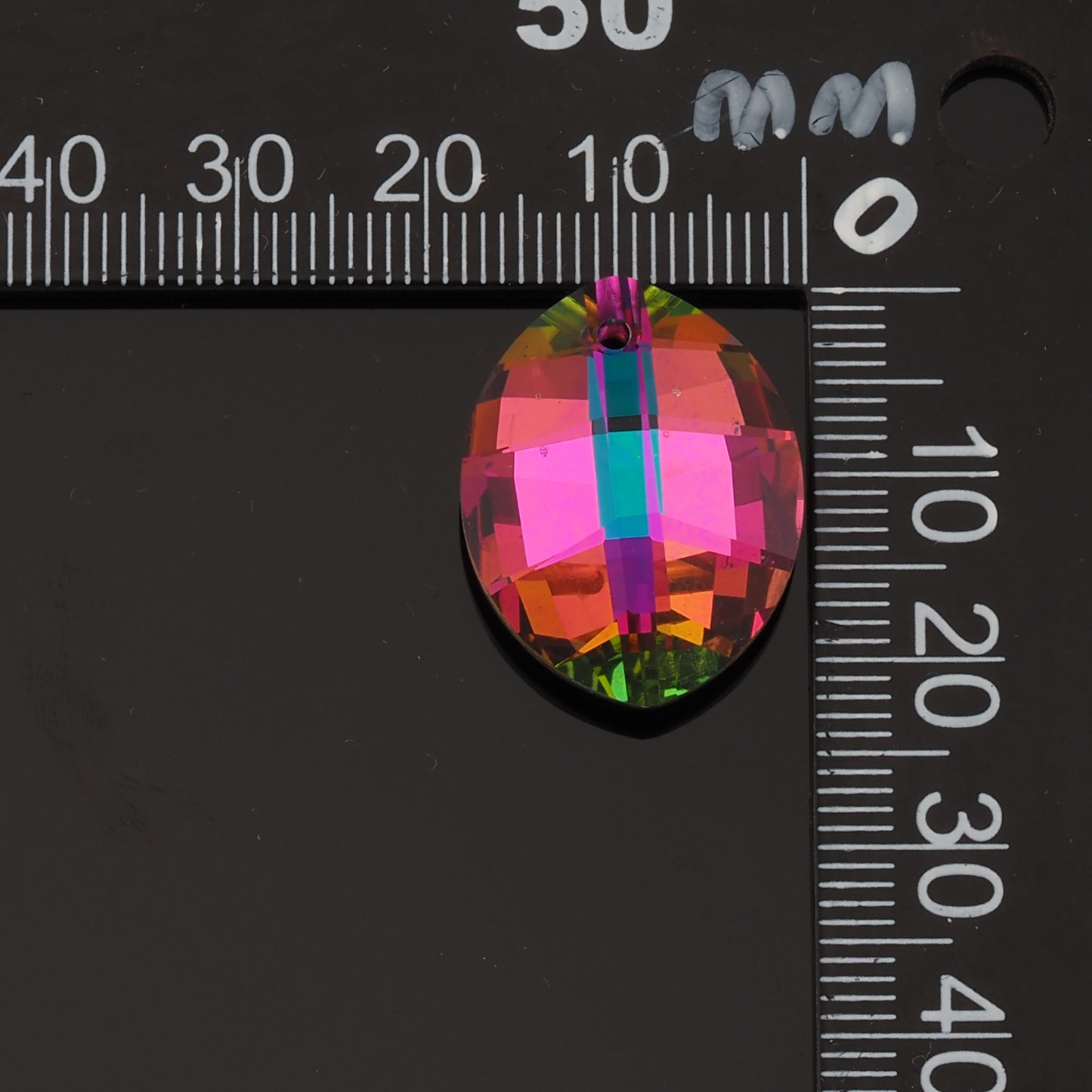 1pcs Horse Eye Crystal Pendant Crystal AB Rhinestones for DIY Craft Jewelry Making Supply