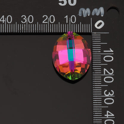 1pcs Horse Eye Crystal Pendant Crystal AB Rhinestones for DIY Craft Jewelry Making Supply