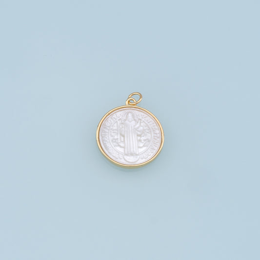 Gold Jesus Charms,18K Gold Filled Jesus Pendant,Religious Protect Charm Bracelet Necklace for DIY Jewelry Making Supply