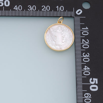 Gold Jesus Charms,18K Gold Filled Jesus Pendant,Religious Protect Charm Bracelet Necklace for DIY Jewelry Making Supply