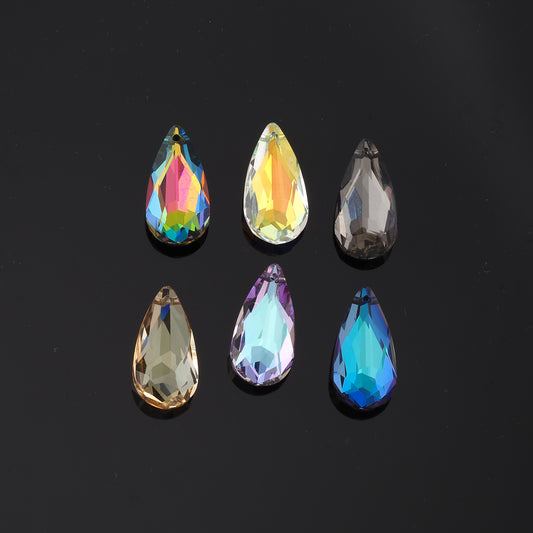 1pcs Teardrop Crystal Pendant Crystal AB Rhinestones for DIY Craft Jewelry Making Supply
