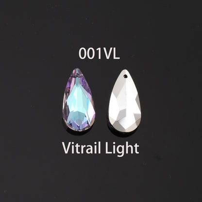 1pcs Teardrop Crystal Pendant Crystal AB Rhinestones for DIY Craft Jewelry Making Supply