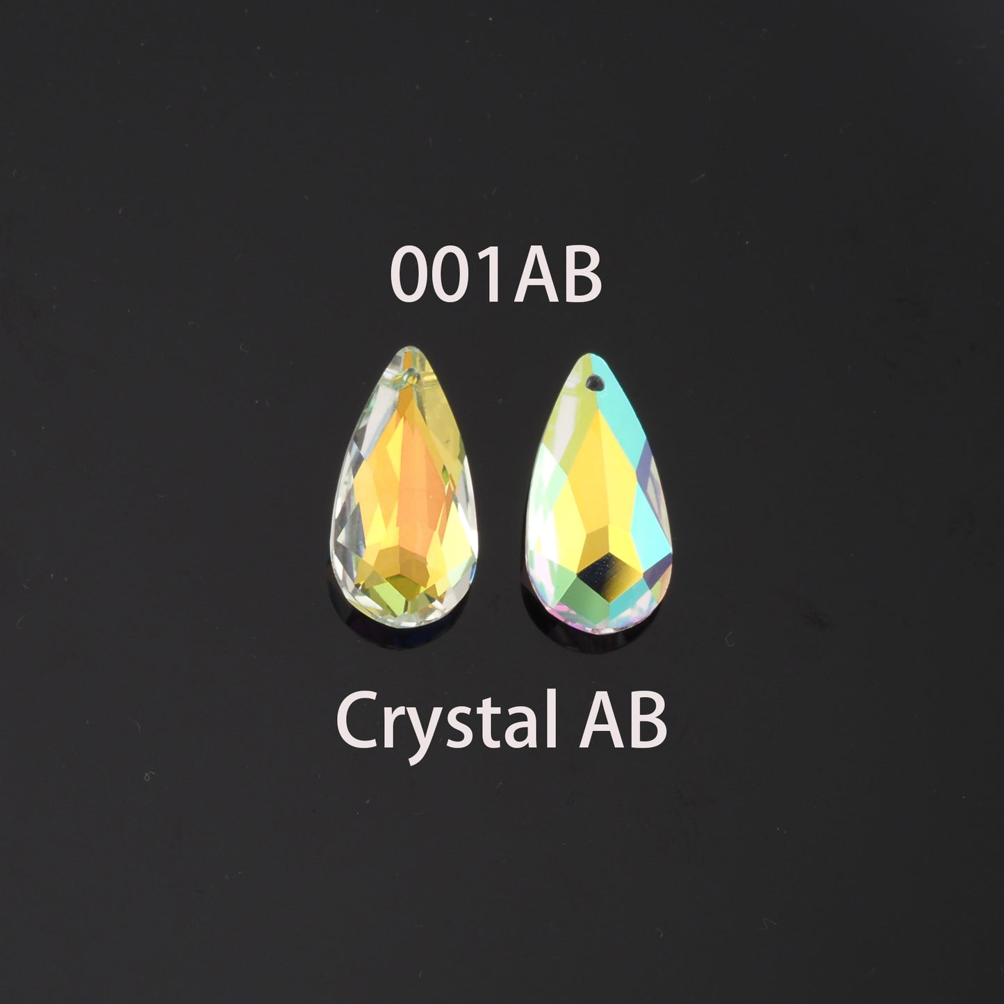 1pcs Teardrop Crystal Pendant Crystal AB Rhinestones for DIY Craft Jewelry Making Supply