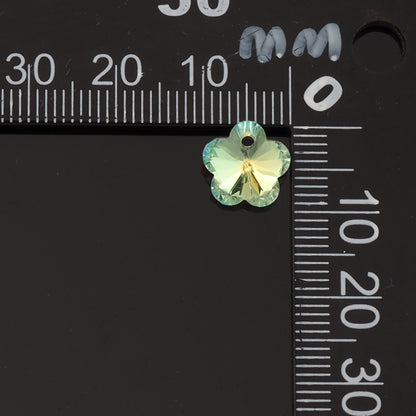 5pcs Flower Crystal Pendant Crystal AB Rhinestones for DIY Craft Jewelry Making Supply