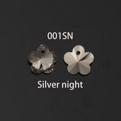 1pcs Flower Crystal Pendant Crystal AB Rhinestones for DIY Craft Jewelry Making Supply