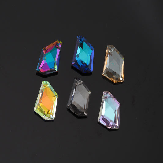 1pcs Geometry Crystal Pendant Crystal AB Rhinestones for DIY Craft Jewelry Making Supply