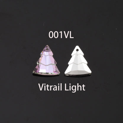 1pcs Christmas Tree Crystal Pendant Crystal AB Rhinestones for DIY Craft Jewelry Making Supply