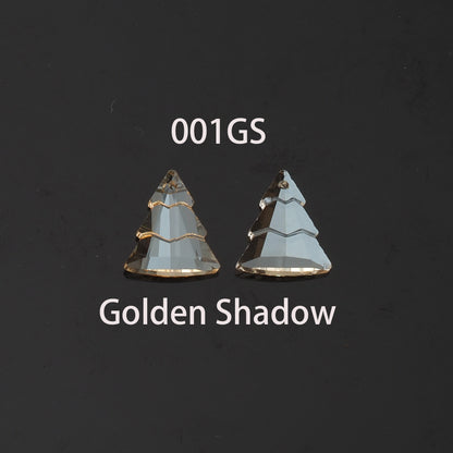 1pcs Christmas Tree Crystal Pendant Crystal AB Rhinestones for DIY Craft Jewelry Making Supply