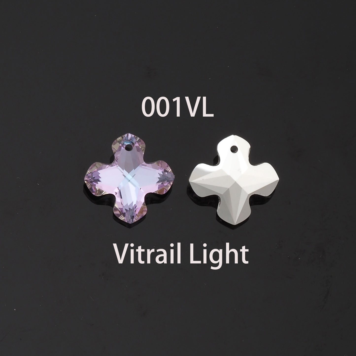 1pcs Cross Crystal Pendant Crystal AB Rhinestones for DIY Craft Jewelry Making Supply