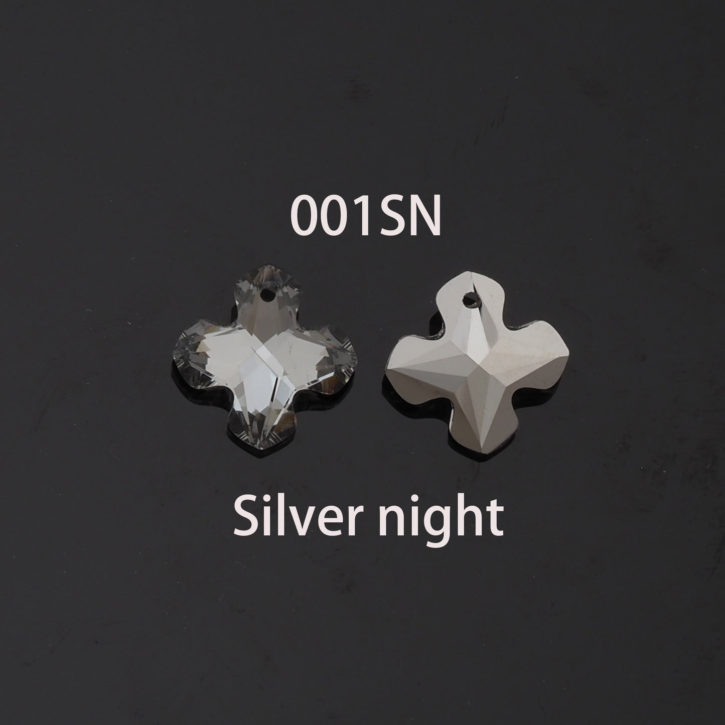 1pcs Cross Crystal Pendant Crystal AB Rhinestones for DIY Craft Jewelry Making Supply