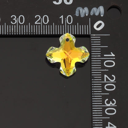 1pcs Cross Crystal Pendant Crystal AB Rhinestones for DIY Craft Jewelry Making Supply