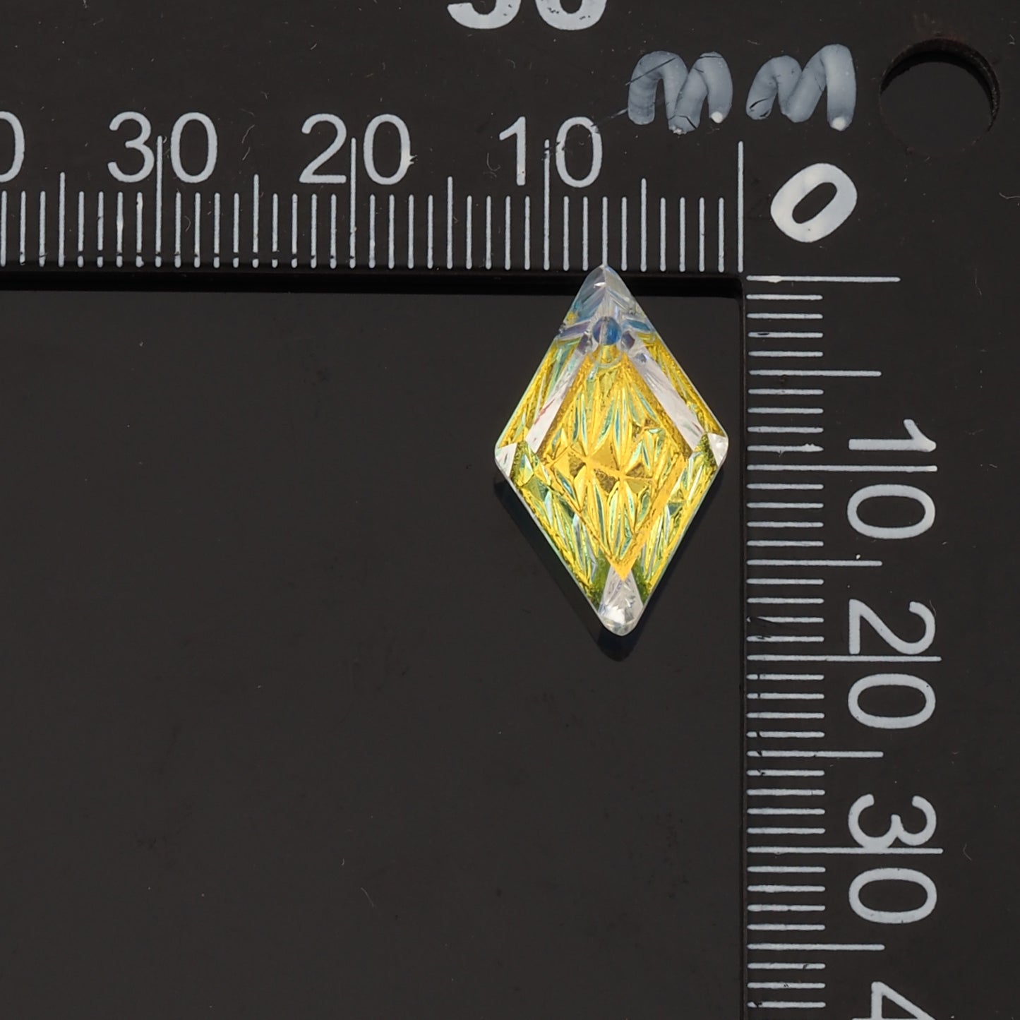 1pcs Rhombus Crystal Pendant Crystal AB Rhinestones for DIY Craft Jewelry Making Supply