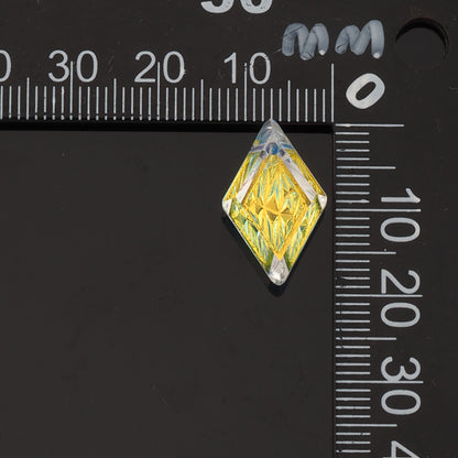 1pcs Rhombus Crystal Pendant Crystal AB Rhinestones for DIY Craft Jewelry Making Supply