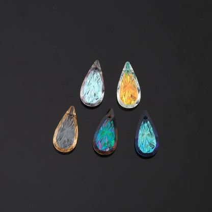 1pcs Teardrop Crystal Pendant Crystal AB Rhinestones for DIY Craft Jewelry Making Supply